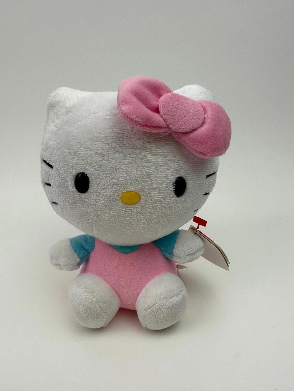 Ty Beanie Baby Vintage “Hello Kitty” the Pink and Blue Hello Kitty (5.5 inch)